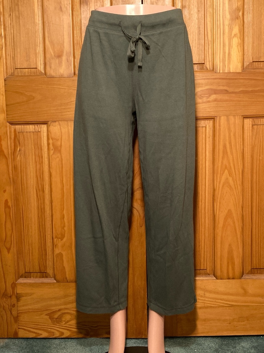 EUC Architect Petites Vintage 90s Pull On Pants Knit Elastic Waist Green LP